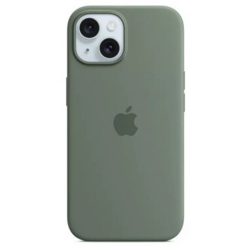 Чехол для iPhone 15 Silicone Case with MagSafe - Cypress (MT0X3ZM/A)