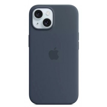 Чехол для iPhone 15 Silicone Case with MagSafe - Storm Blue (MT0N3ZM/A)