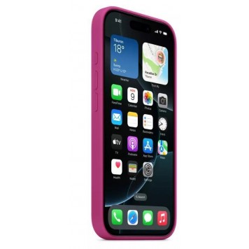 Чехол для iPhone 16 Pro Silicone Case with MagSafe - Fuchsia (MYYN3ZM/A)-2
