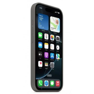 Чехол для iPhone 16 Pro Silicone Case with MagSafe - Stone Gray (MYYL3ZM/A)-1