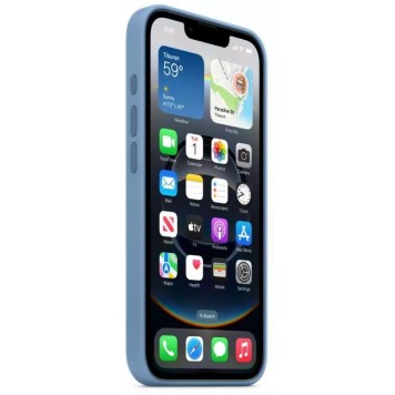 Чехол для iPhone 16e Silicone Case – Winter Blue (MD3Q4ZM/A)-2