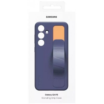 Чехол для Samsung Galaxy (S24 FE) Standing Grip Case - Blue black EF-GS721CNEGRU-5