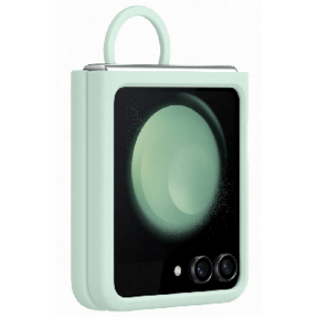Чехол для Z Flip5 Silicone Cover with Ring, EF-PF731TMEGRU, Mint-3