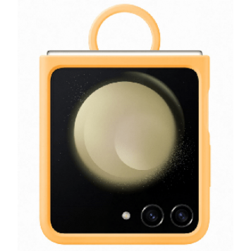 Чехол для Z Flip5 Silicone Cover with Ring, EF-PF731TOEGRU, Apricot-1