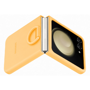 Чехол для Z Flip5 Silicone Cover with Ring, EF-PF731TOEGRU, Apricot-4