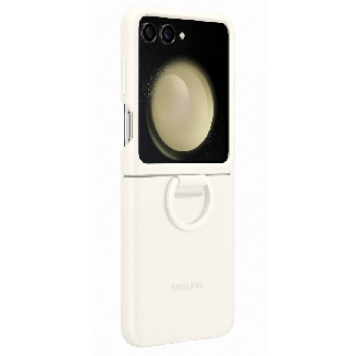 Чехол для Z Flip5 Silicone Cover with Ring, EF-PF731TUEGRU, Cream