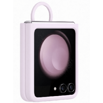 Чехол для Z Flip5 Silicone Cover with Ring, EF-PF731TVEGRU, Lavender-3