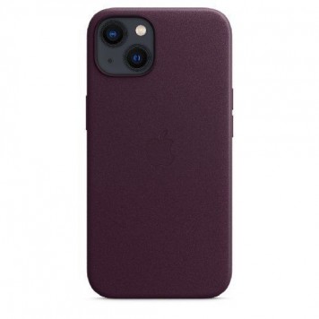 Чехол iPhone 13 Leather Case with MagSafe - Dark Cherry-1