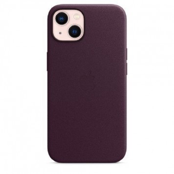 Чехол iPhone 13 Leather Case with MagSafe - Dark Cherry-3