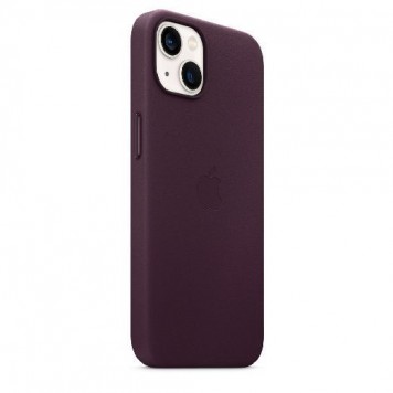 Чехол iPhone 13 Leather Case with MagSafe - Dark Cherry-4