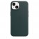 Чехол iPhone 14 Leather Case with MagSafe - Forest Green