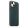 Чехол iPhone 14 Leather Case with MagSafe - Forest Green