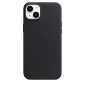 Чехол iPhone 14 Plus Leather Case with MagSafe - Midnight Чехол iPhone 14 Plus Leather Case with MagSafe - Midnight