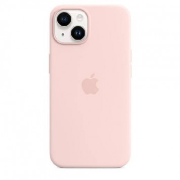 Чехол iPhone 14 Silicone Case with MagSafe - Chalk Pink