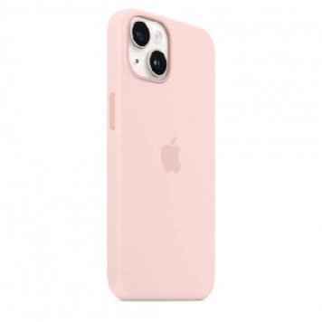 Чехол iPhone 14 Silicone Case with MagSafe - Chalk Pink-1