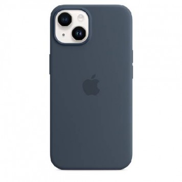 Чехол iPhone 14 Silicone Case with MagSafe - Storm Blue