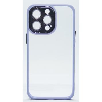 Чехол king link линза с блестками для iphone 14 pro purple