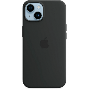 Чехол silicone case с magsafe iphone 14 чёрный
