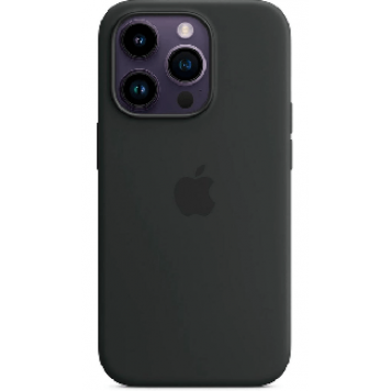 Чехол silicone case с magsafe iphone 14 pro max чёрный