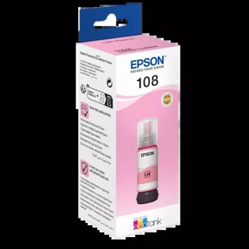 Чернила Epson C13T09C64A 108 EcoTank для L8050/18050 светло-пурпурный-1