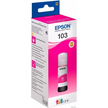 Чернила Epson 103 EcoTank Magenta for L3100310131103150  65ml C13T00S34A-1