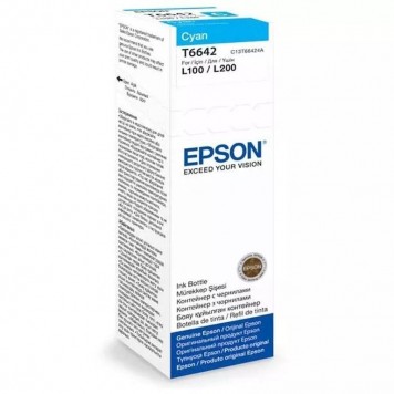 Чернила Epson T6642 (C13T66424A) Cyan 70 ml