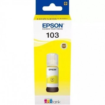 Чернила Epson 103 EcoTank Yellow  for L3100310131103150  65ml C13T00S44A