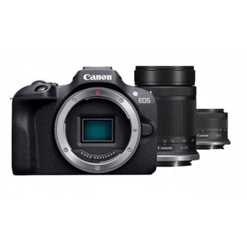 Цифровой фотоаппарат CANON EOS R100 + RF-S 18-45 mm IS STM + RF-S 55-210 mm IS STM