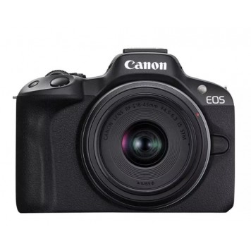 Цифровой фотоаппарат CANON EOS R50 + RF-S 18-45 mm IS STM Black