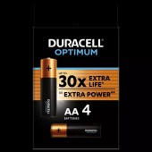 Duracell батарейка OPTIMUM AA 4BKP CEE (5000394158696)
