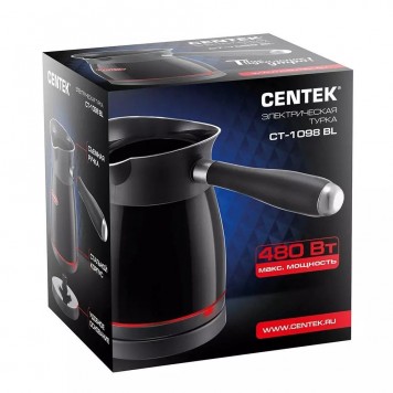 Электрическая турка Centek CT-1098 (черный)-5