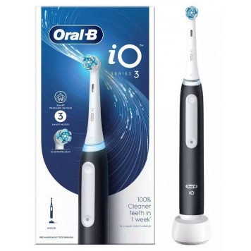 Электрическая зубная щётка Oral-B iO Series 3 Matte Black чёрная 1 насадка