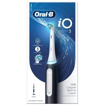 Электрическая зубная щётка Oral-B iO Series 3 Matte Black чёрная 1 насадка-15