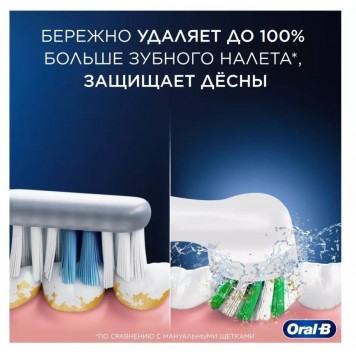 Детская электрическая зубная щетка Oral-B Vitality Pro Kids  Холодное Сердце 2  с мобильным приложением круглая насадка 3+ лет-2
