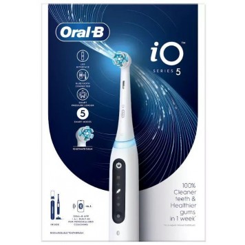 Электрическая зубная щётка Oral-B iO Series 5 White Alabaster Белая-15