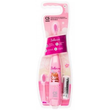 Электрическая звуковая зубная щетка CS Medica KIDS CS-9190-F (Балерина)-6