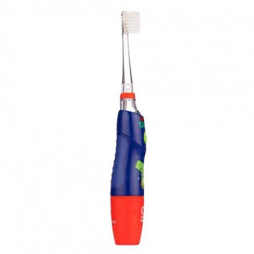 Электрическая звуковая зубная щетка CS Medica KIDS CS-9760-H (Динозавр) NEW с 3-мя насадками в комплекте-1