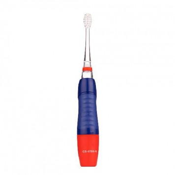 Электрическая звуковая зубная щетка CS Medica KIDS CS-9760-H (Динозавр) NEW с 3-мя насадками в комплекте-2
