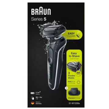 Электробритва BRAUN Series5 Shaver 51-W1200s WHT-11
