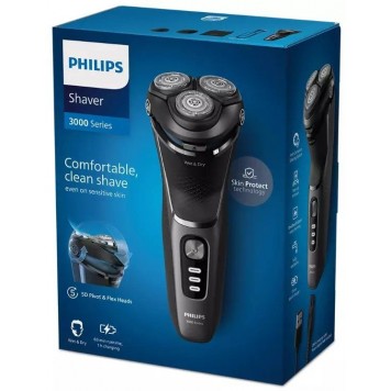 Электробритва Philips Серии 3000 S3343/13 для влажного и сухого бритья-2