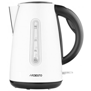 Электрочайник ARDESTO EKL-F300W белый / 1.7л / 2150Вт / нерж. сталь