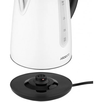 Электрочайник ARDESTO EKL-F300W белый / 1.7л / 2150Вт / нерж. сталь-2