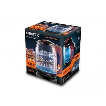 Электрочайник Centek CT-0034 Black Vancouver-4
