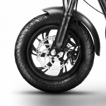 Электросамокат TRIBE Drakkar, черный, TES-DRK1216K36BLACK-1