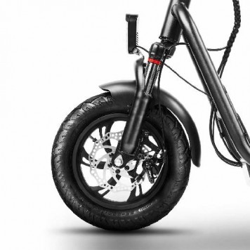 Электросамокат TRIBE Drakkar, черный, TES-DRK1216K36BLACK-5