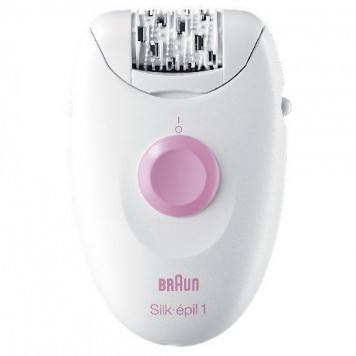 Эпилятор Braun Silk-épil 1 1-170, для сухой эпиляции, белый