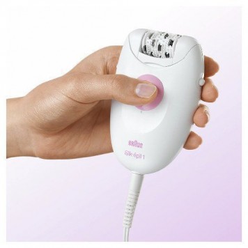 Эпилятор Braun Silk-épil 1 1-170, для сухой эпиляции, белый-5