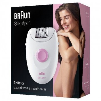 Эпилятор Braun Silk-épil 1 1-170, для сухой эпиляции, белый-8
