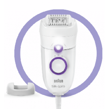 Эпилятор BRAUN LEGEPIL SE5-505P WHT/PUR BOX MN-3