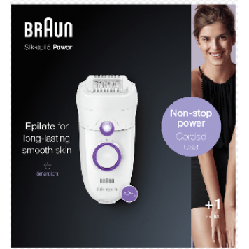 Эпилятор BRAUN LEGEPIL SE5-505P WHT/PUR BOX MN-6